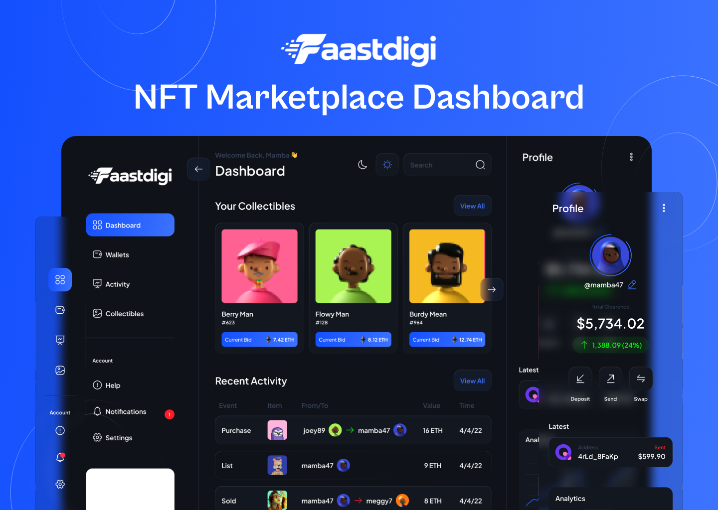 NFT Marketplace Dashboard